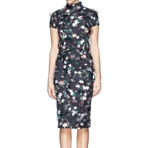 TANYA‎ TAYLOR floral print washi organza skirt